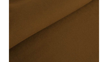10cm Bündchen Schlauch (100 cm Umfang) kräftiger Feinripp BRAUN (Grundpreis €14,00/m)